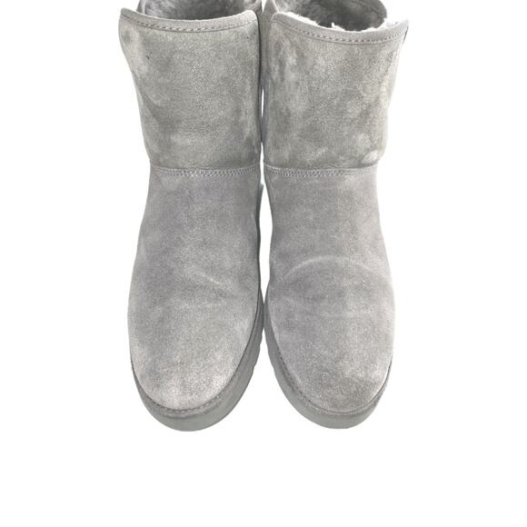 UGG Australia 1013437 Women's Cory Suede Ankle Sheepskin Boots Grey Size 8 - Picture 5 of 13